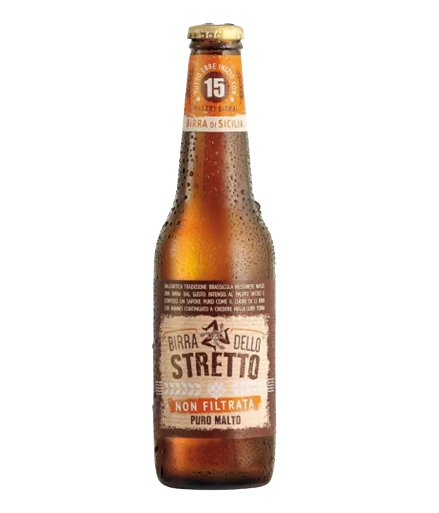 BIRRA DELLO STRETTO NON FILTRATA 330 ML