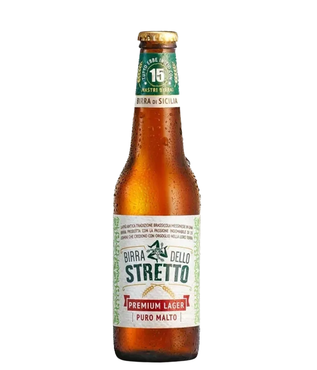 BIRRA DELLO STRETTO PREMIUM LAGER 330 ML