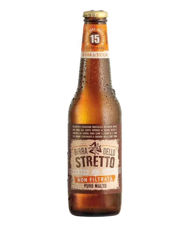 BIRRA DELLO STRETTO NON FILTRATA 330 ML